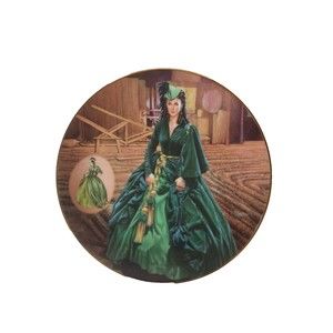 Gone with the Wind 1993 Collector Plate Bradford Exchange  "Green Drapery…
